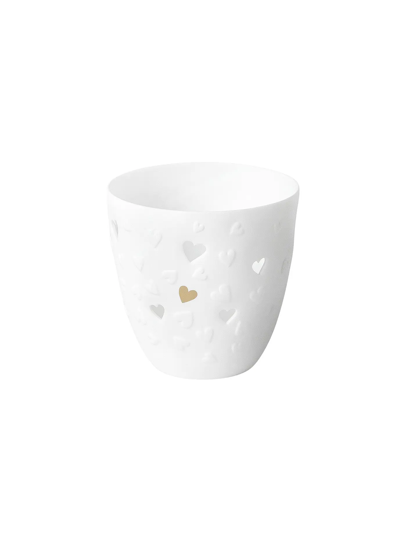 RAEDER | Poesilicht Goldene Herzen Weiss | 